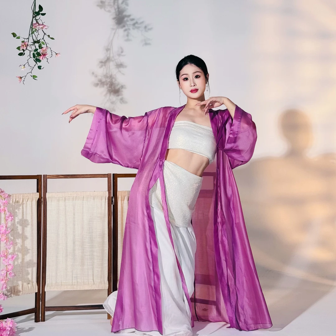 余欣忆【涟影】古风爵士纱衣演出服表演服古典舞服中国舞服