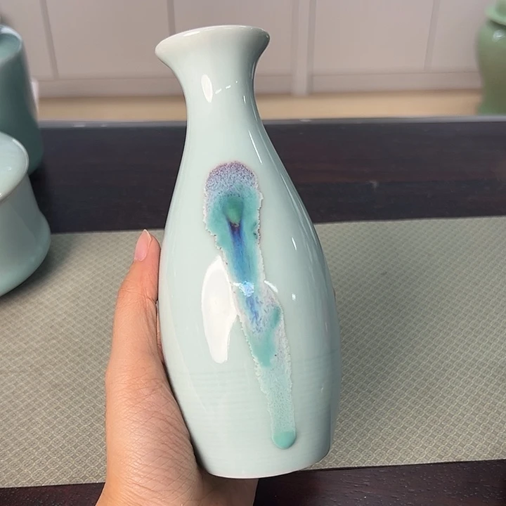龙泉云间青瓷小米茶器