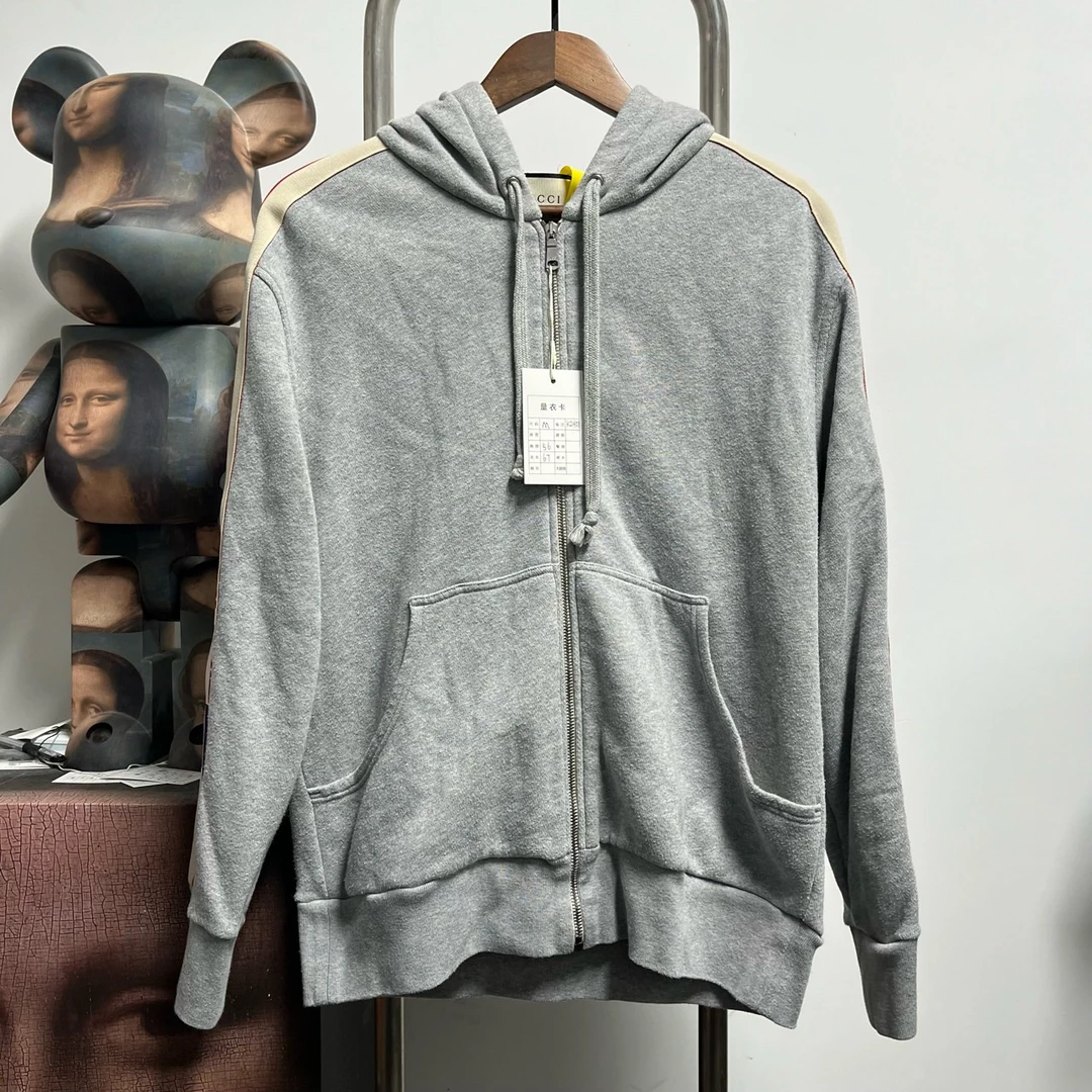99新 GUCCI/古驰 侧边外套K2421 M码 衣长67 胸围56