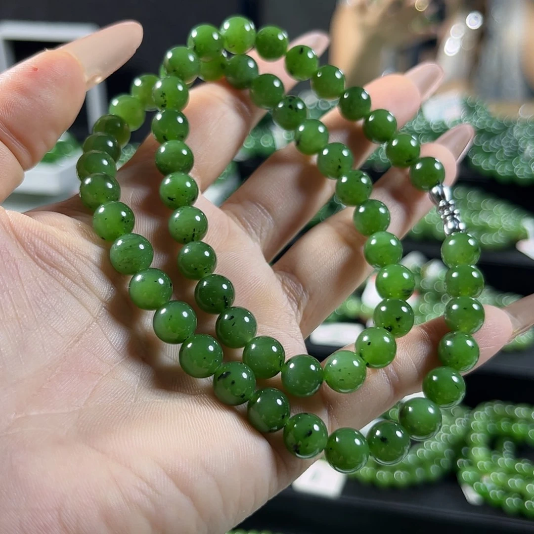 手链未镶嵌和田玉（碧玉）8