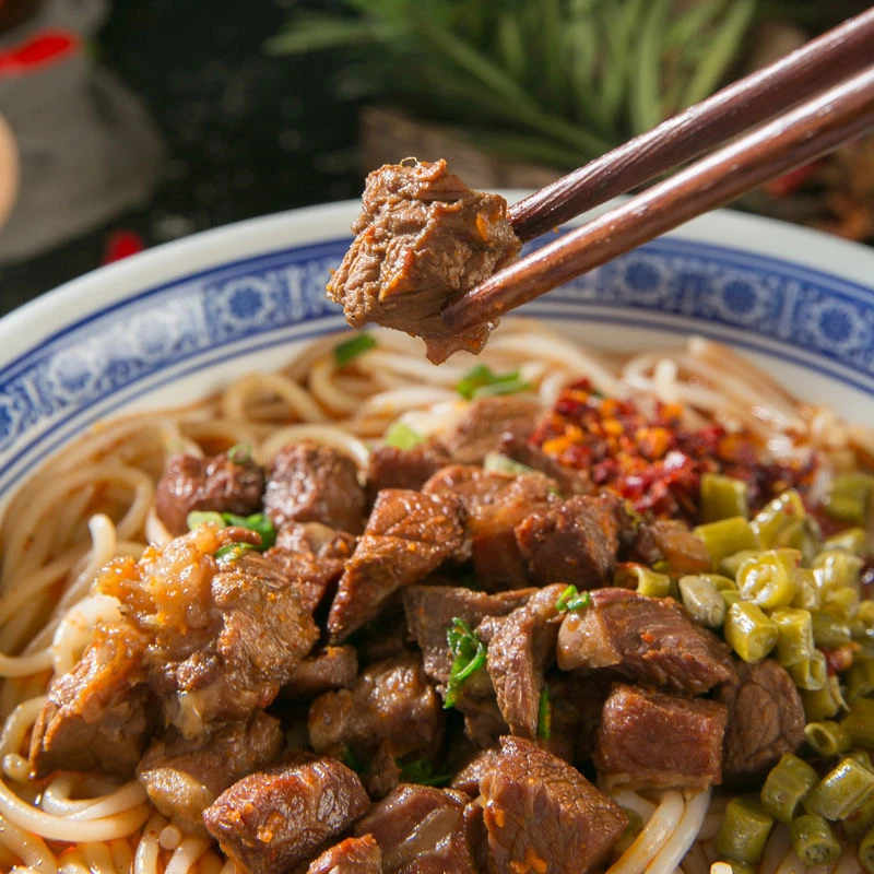 壹乡源常德米粉湖南特产津市牛肉粉冲泡鲜湿米粉方便速食早餐
