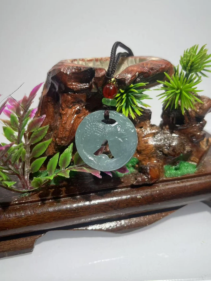 翡翠A货时尚百搭一念之间吊坠 GS-20077