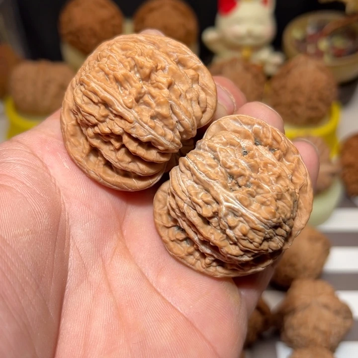 把件文玩核桃46全品四座楼