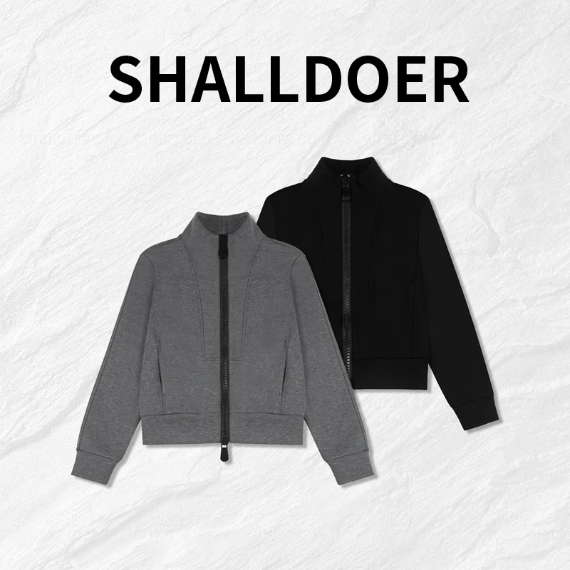 2025秋季新款立领设计感外套女韩版时尚高级感纯色小众洋气上衣