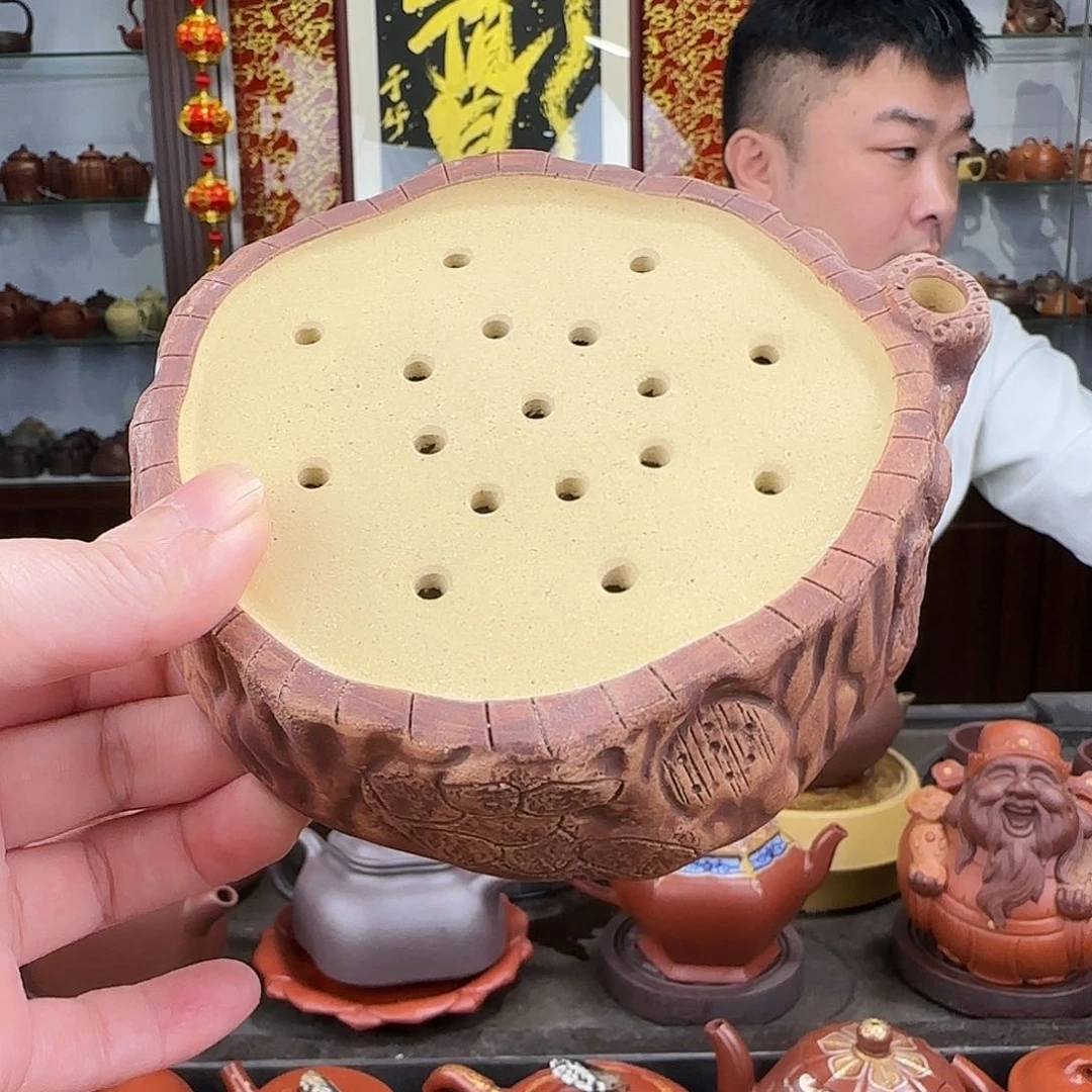 紫砂茶壶段泥壶承
