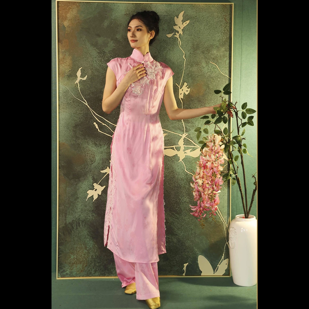 【锦上佳人】XM轻奢高级感新中式千金财阀温婉气质女士旗袍连衣裙