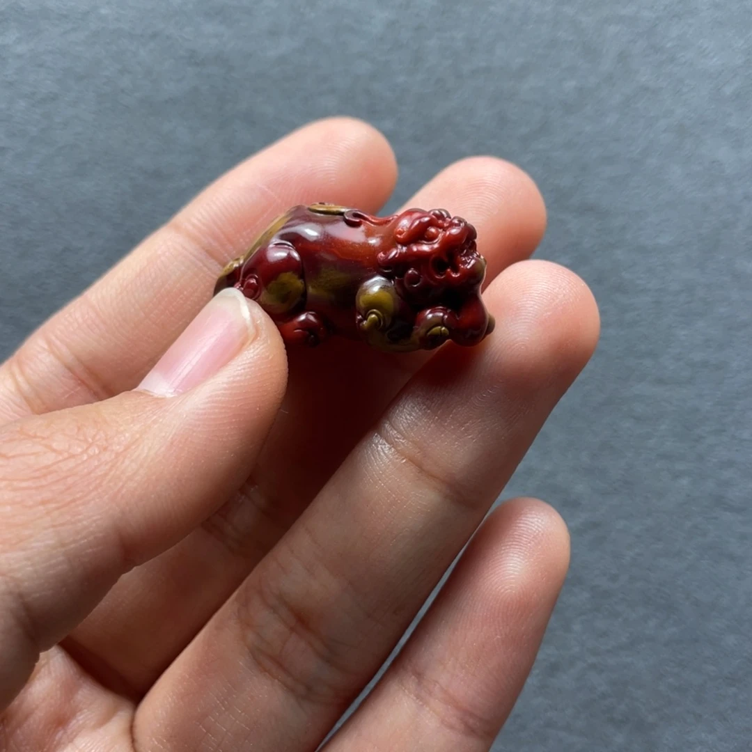 南红玛瑙配饰未镶嵌乔*貔貅
