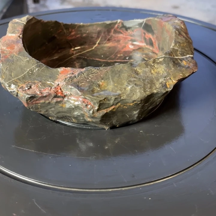 红陶夵*石头花盆