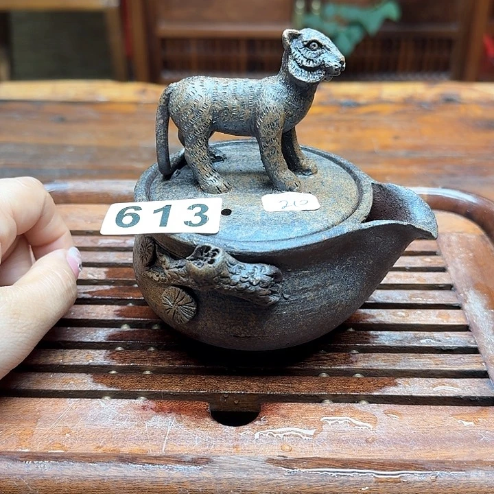 纯手工制作粗陶茶具