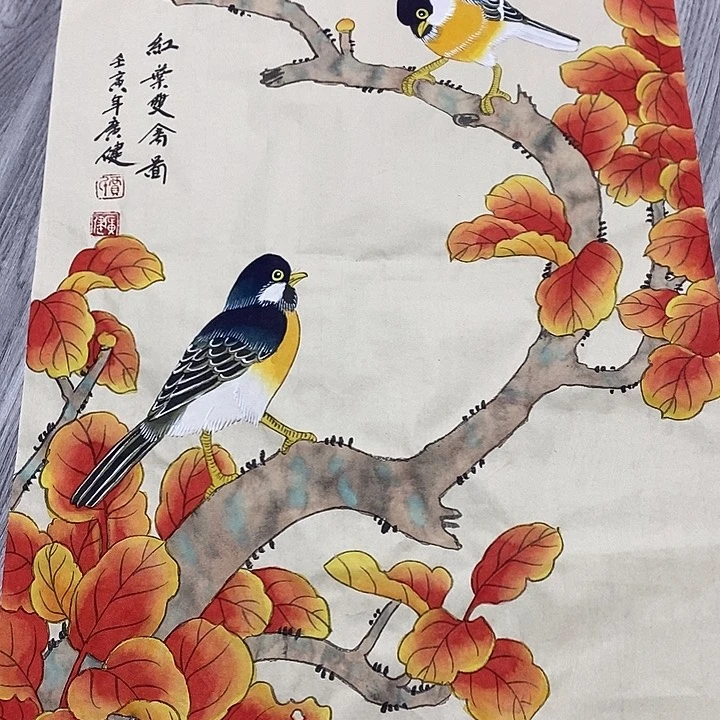 手绘国画作品欣赏
