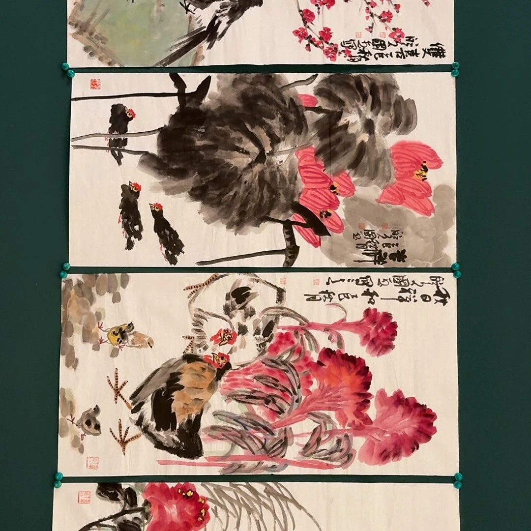 国画单国玉老师的作品