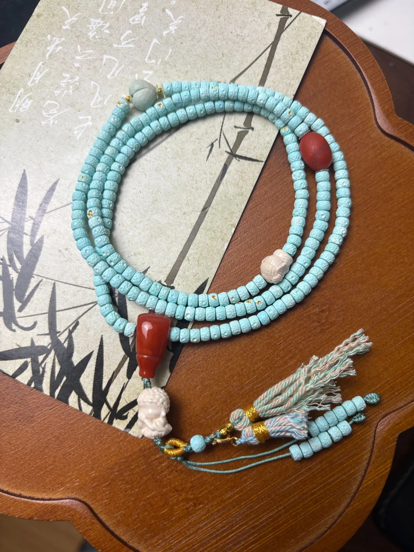 原矿 绿松石 长串