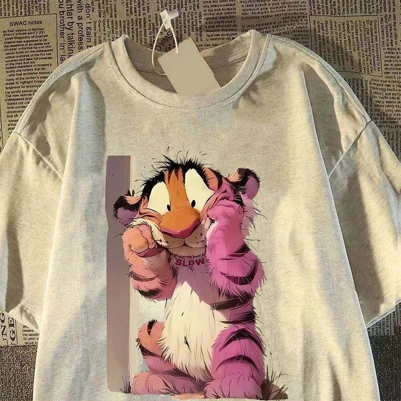 100%纯棉300克重磅潮美式复古半袖印花上衣夏男女简约休闲百搭T恤