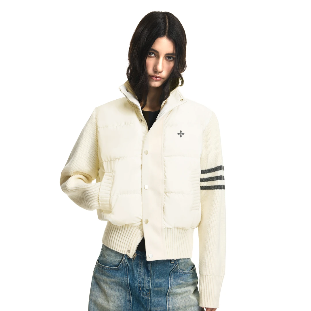 【羽绒服】MBD小恶魔联名CH白鸭绒百搭羽绒服立领保暖潮流外套女