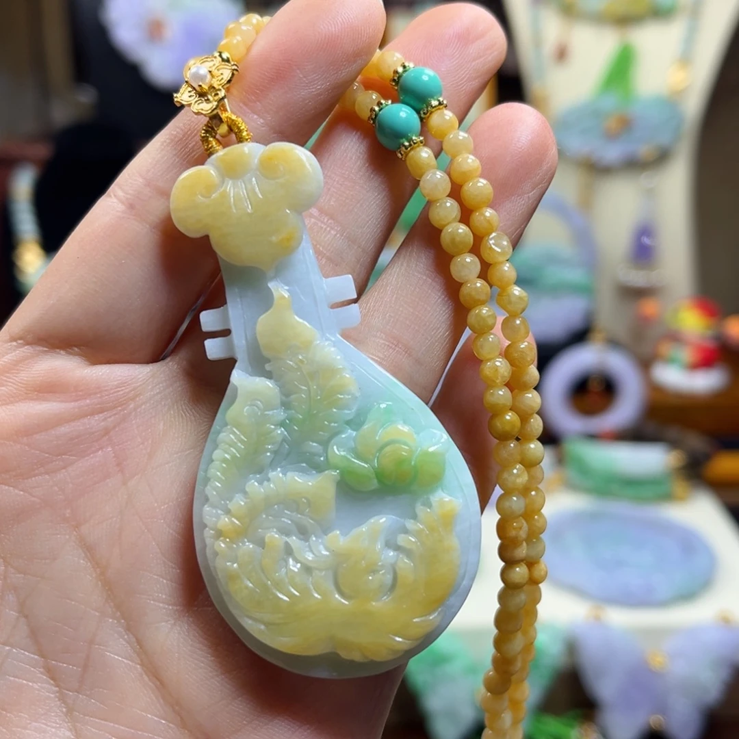 翡翠未镶嵌颈饰天然翡翠