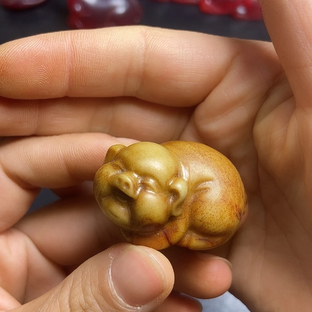 吊坠白玉菩提精品文玩