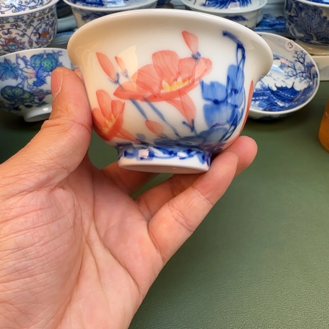 纯手工纯手绘茶具石头7