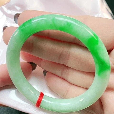 未镶嵌手镯翡翠圆条2943