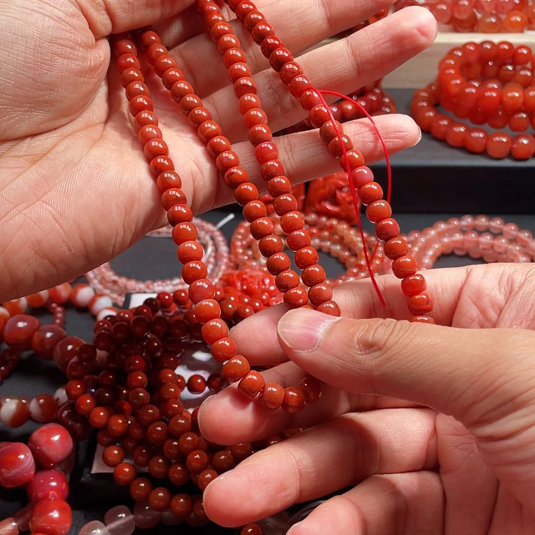 财***旺手链未镶嵌南红玛瑙