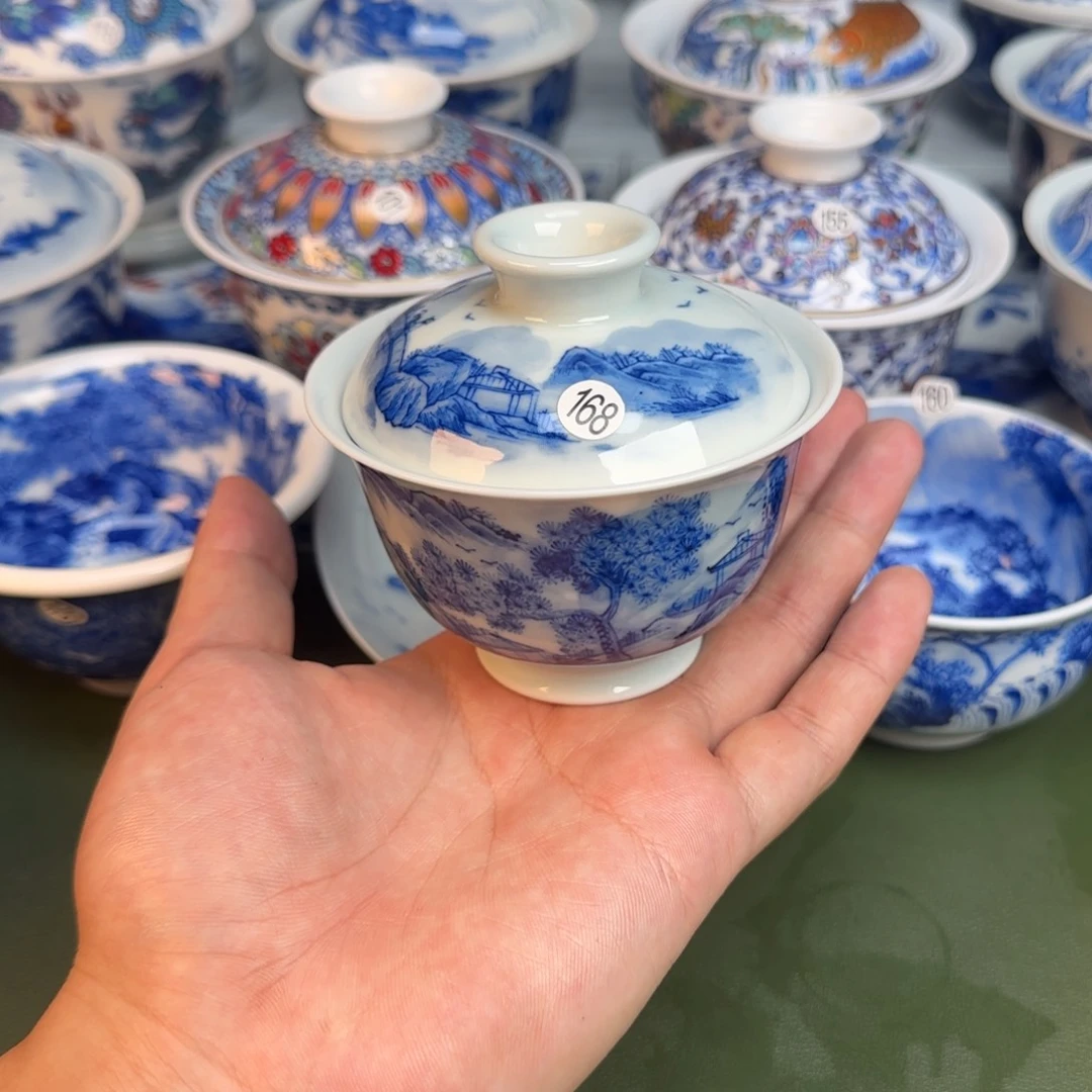 彦祖纯手工手绘茶具168