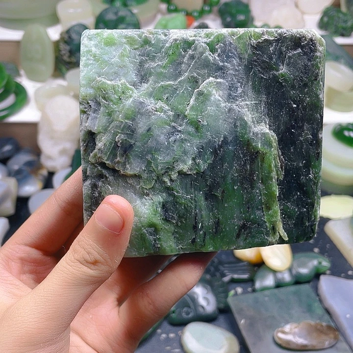 和田玉（碧玉）未镶嵌挂件