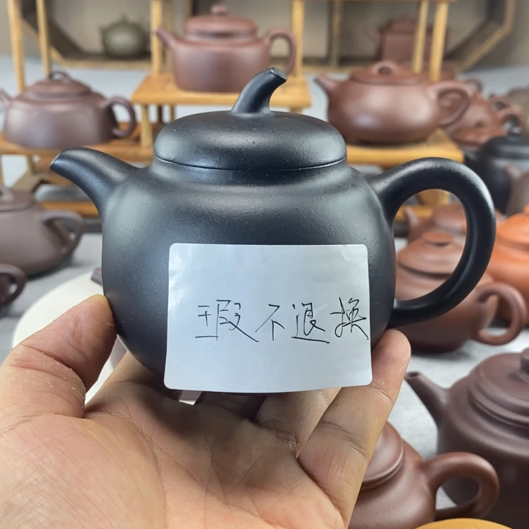 茶壶紫砂悟灰茄爪壶