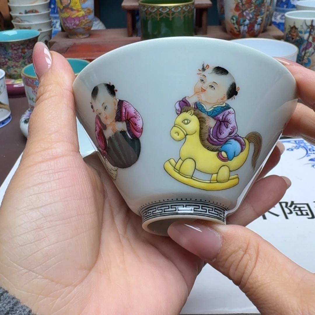 景德镇手工手绘展示