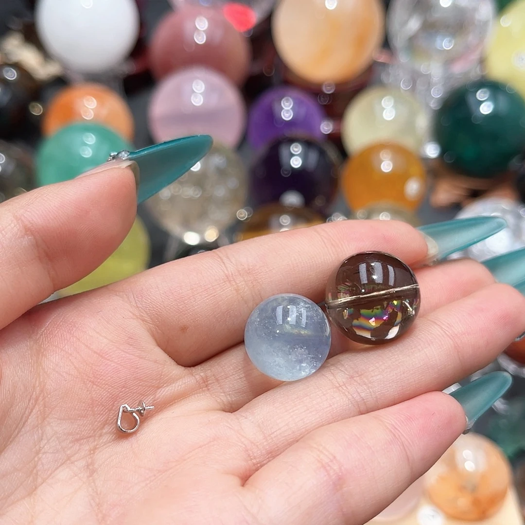 月****未镶嵌水晶珠宝半成品微瑕打站孔不退不换1.6