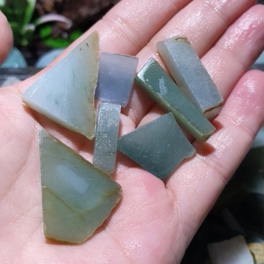 T***马翡翠散珠边角料113