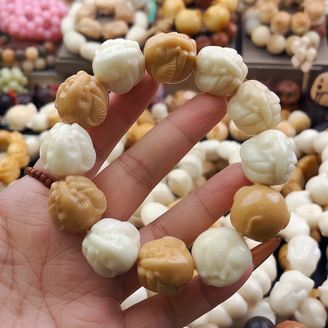 菩提根/象牙果吊坠多宝小象