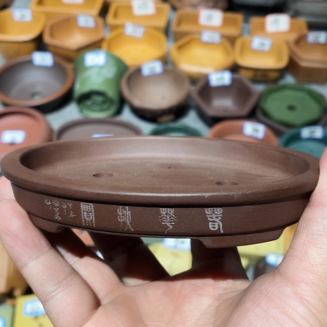 紫砂小盆12*9.5*1微瑕