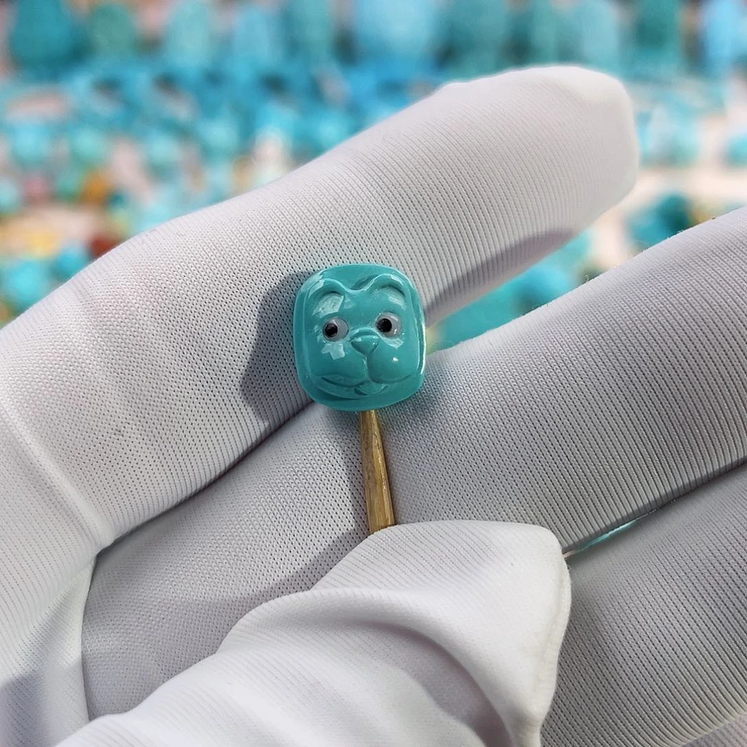 绿松石珠宝奇石未镶嵌