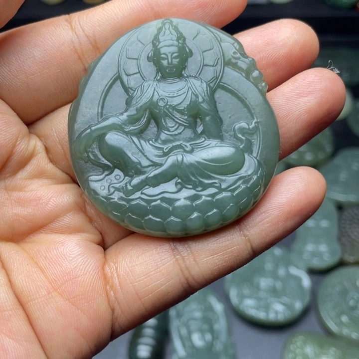 星***烂未镶嵌和田玉珠宝半成品