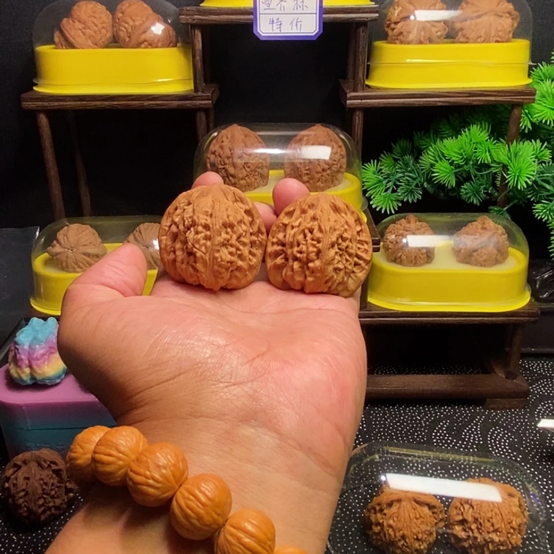 吊坠文玩核桃望月45