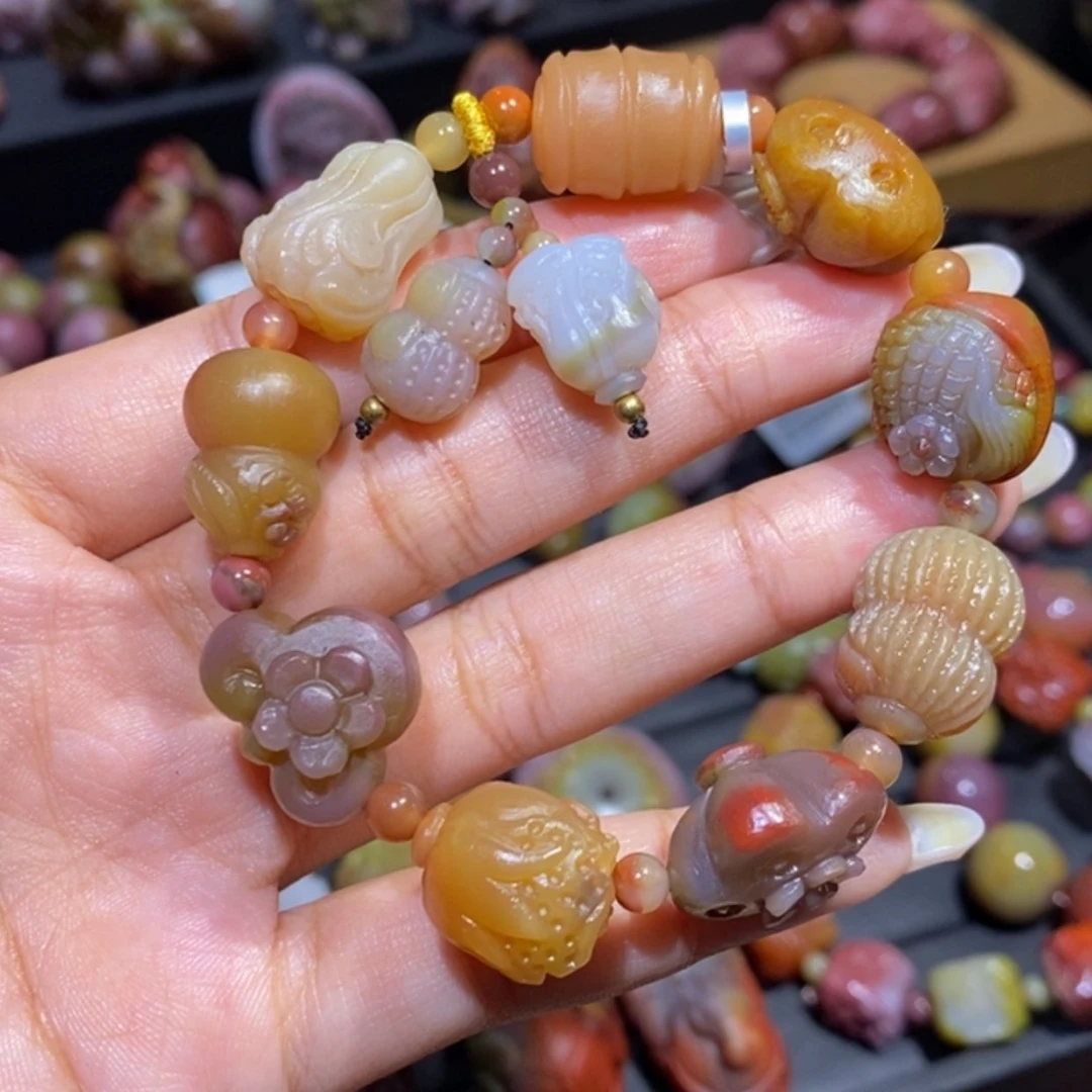 【闪购商品】未镶嵌手链玛瑙/玉髓盐源玛瑙