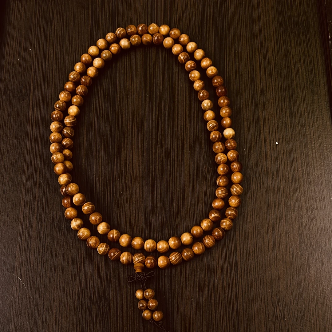 黄金檀无礼盒手串sc0092