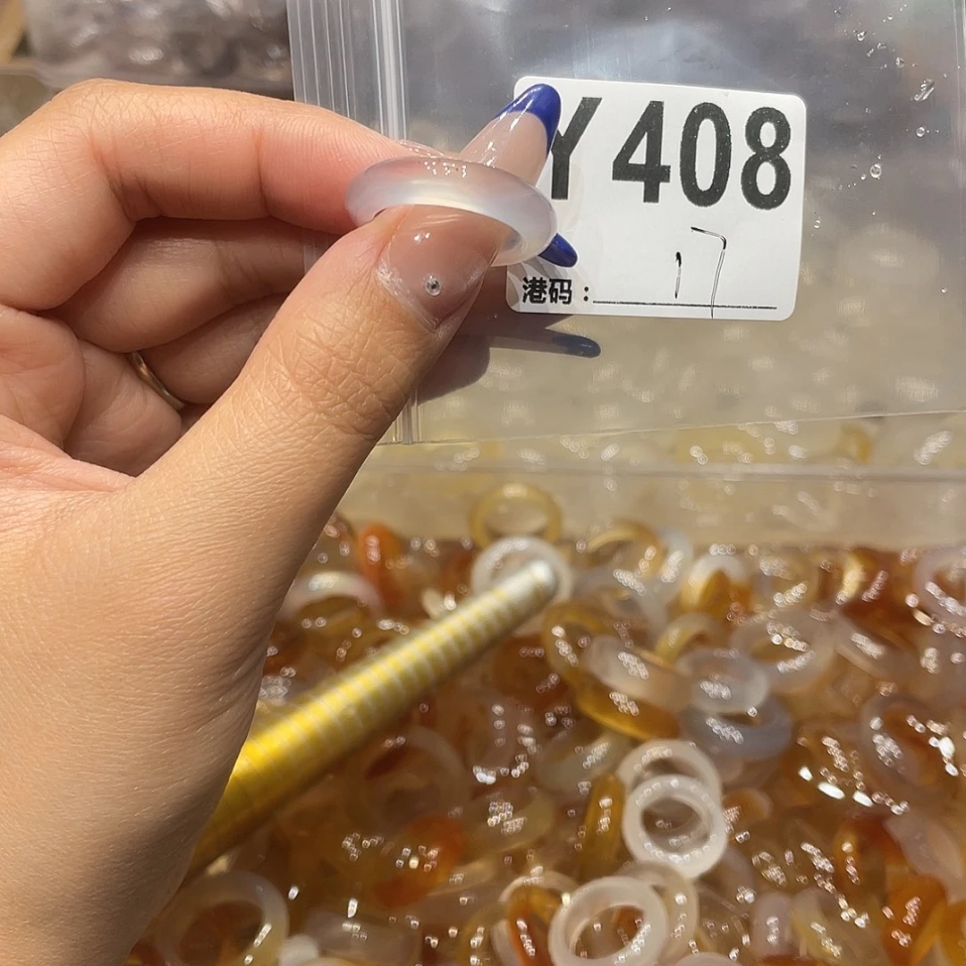 玛瑙/玉髓未镶嵌戒指408
