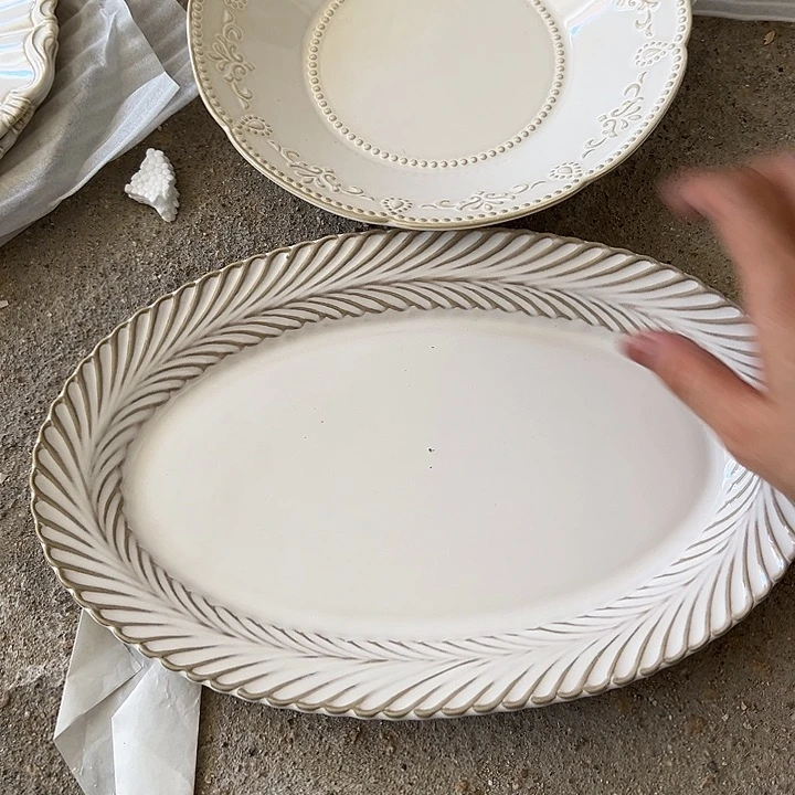 瓷片全部瑕疵特价麦穗➕浮雕深