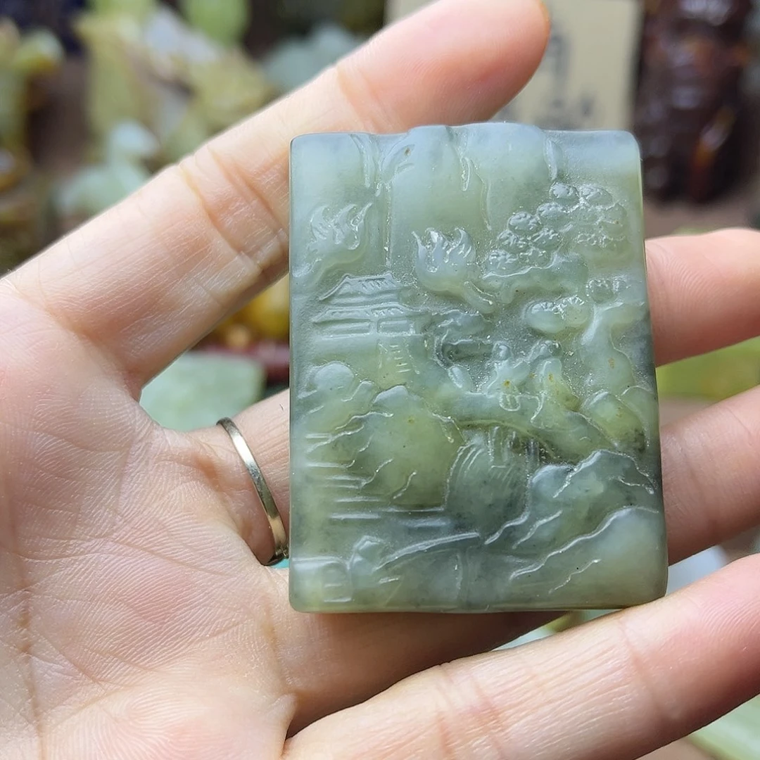 白玉菩提吊坠117。
