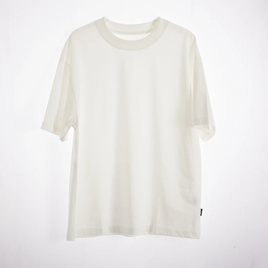 休闲夏季宽松T恤中袖薄款百搭微宽松简约短袖圆领男士常规款