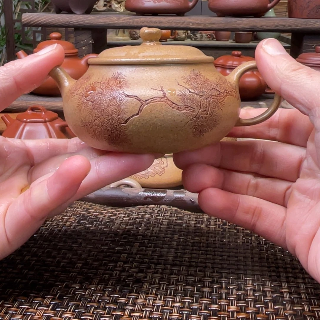 茶壶紫砂宜兴原矿紫砂手工制120