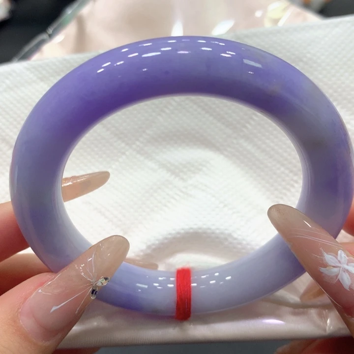 翡翠未镶嵌手镯54圆