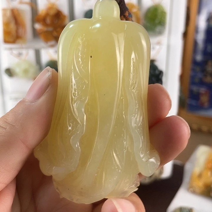 未镶嵌蛇纹石玉颈饰