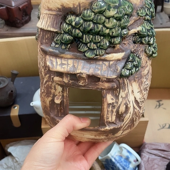 17陶中古工艺品摆件