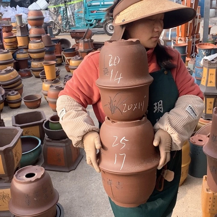 紫砂花盆紫砂花盆盆栽花卉苗木种植