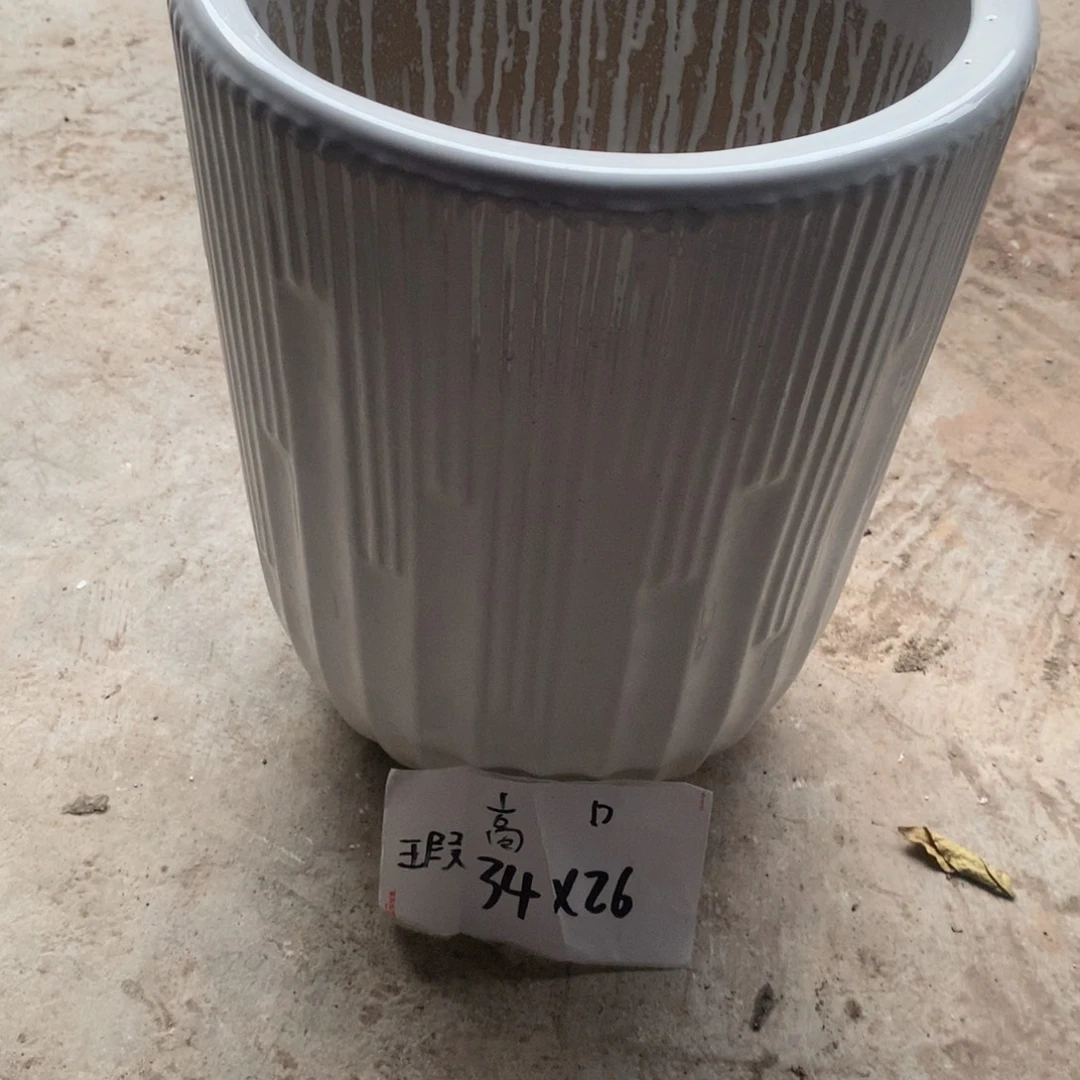 瑕疵高温陶瓷花盆