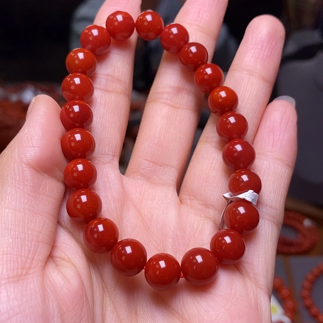 南红玛瑙单圈9m m未镶嵌夏*