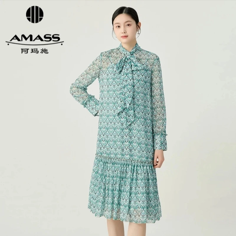AMASS/阿玛施夏日出游烂漫花卉洋装连衣裙雅丹风5500563