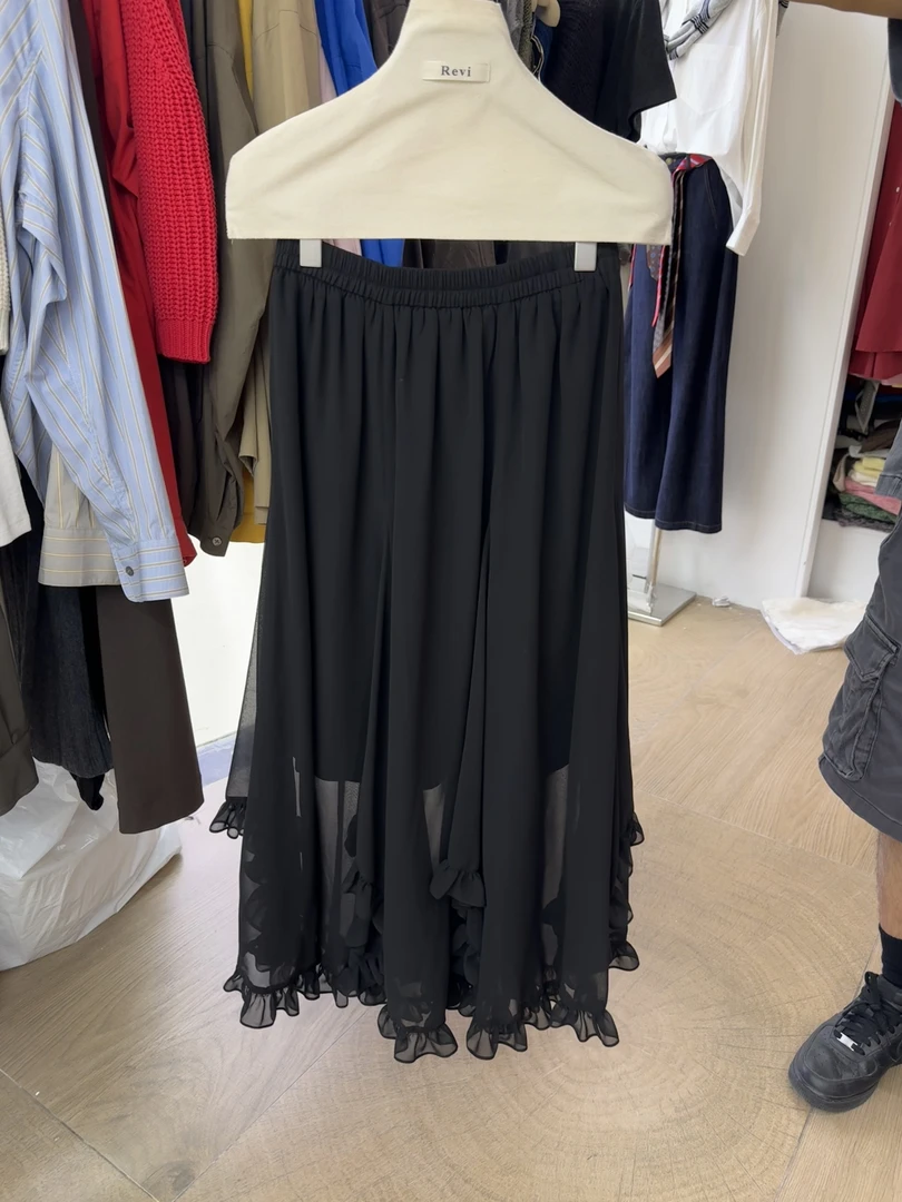 鑫燃KIKI 时尚复古拼接百搭半身裙 R183 RC