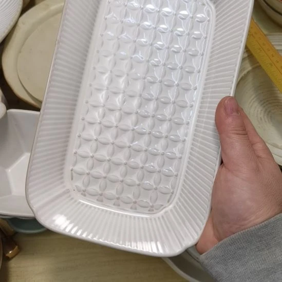 瓷片微瑕奈良长盘三个一组